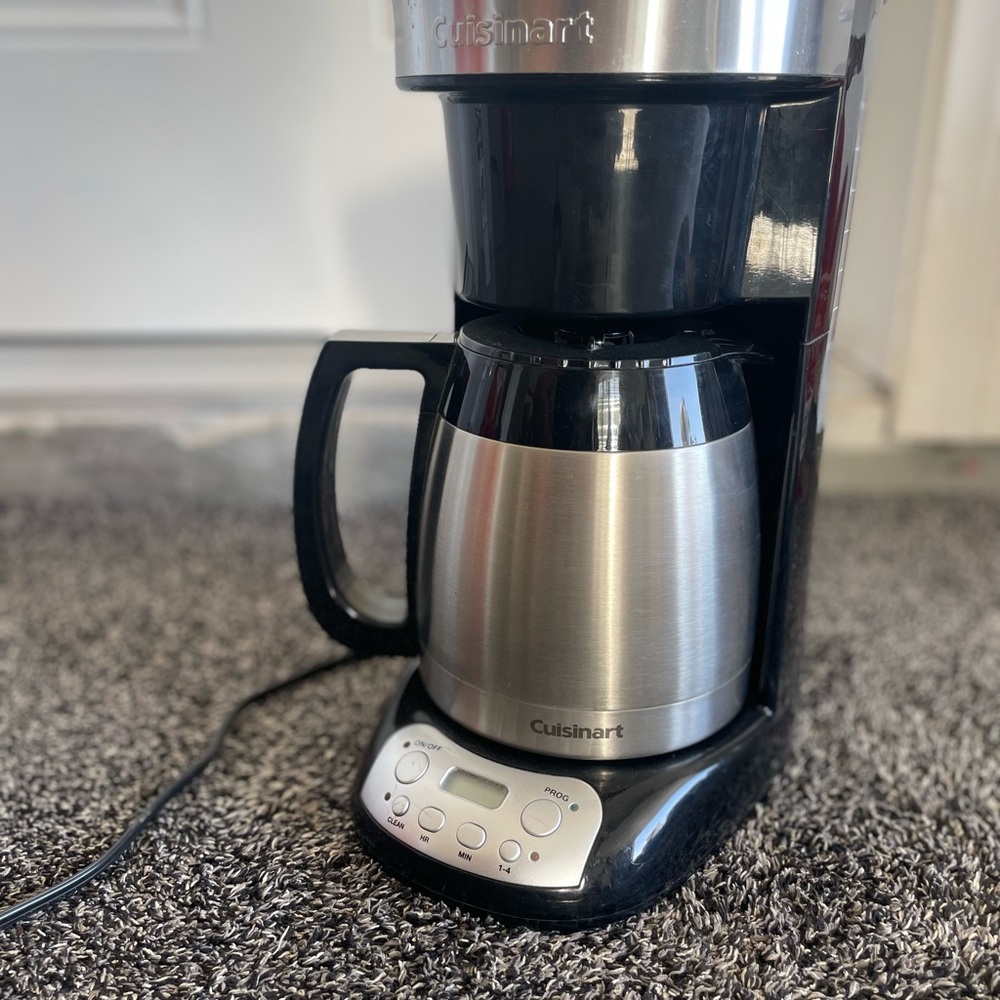 Cuisinart Black and Silver Coffee Maker